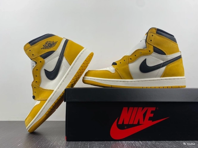 Cheap TBK Yellow High OG Air DZ5485-701 Ochre Jordan 1 0719